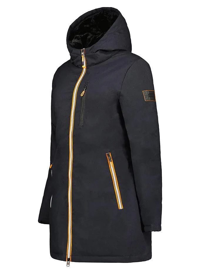 Parka De Mujer Cassim Azul Marino - Image 4