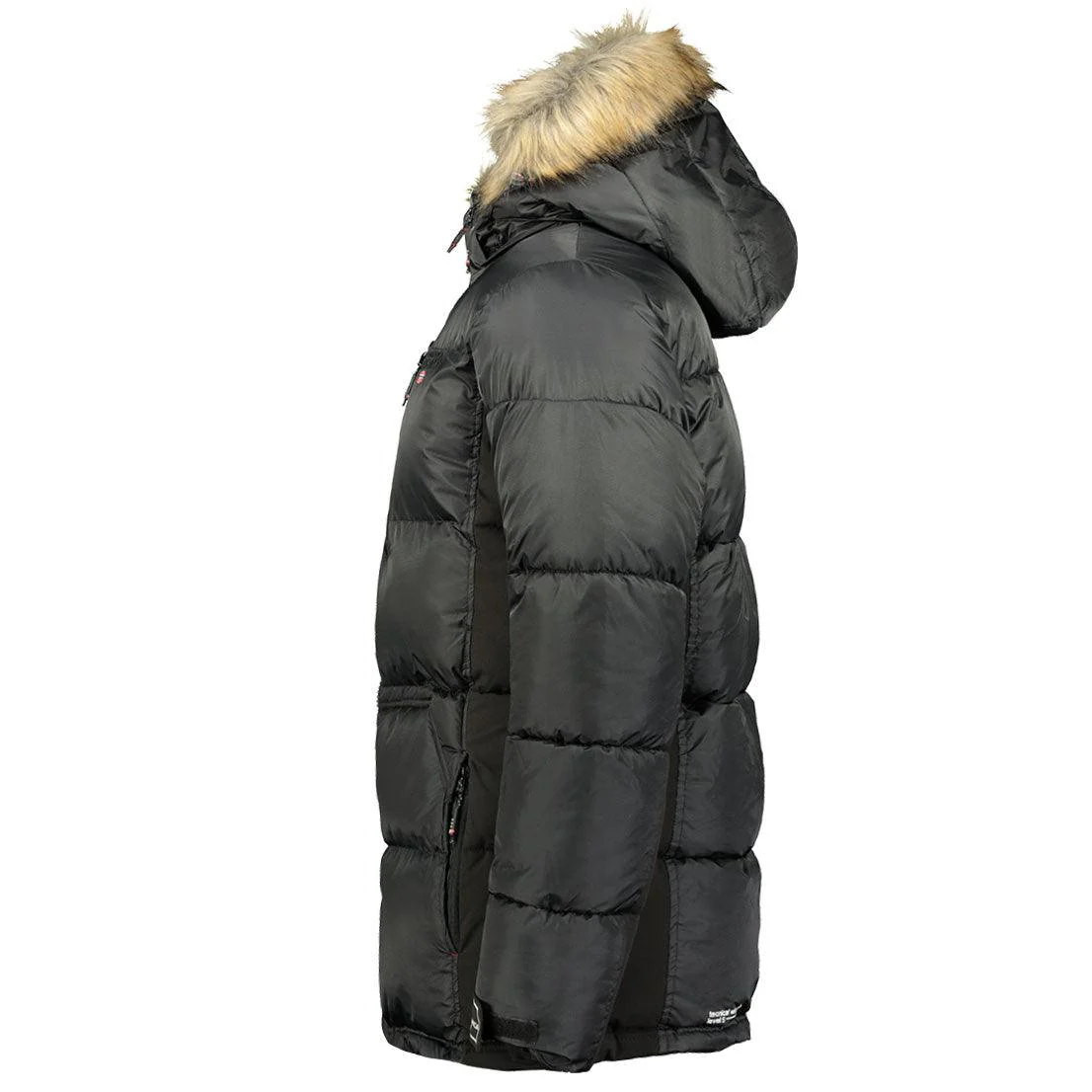 Parka De Hombre Danone Negro - Image 3