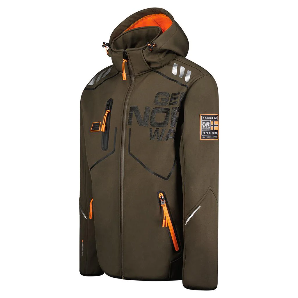 Chaqueta Softshell De Hombre Robin Caqui - Image 3