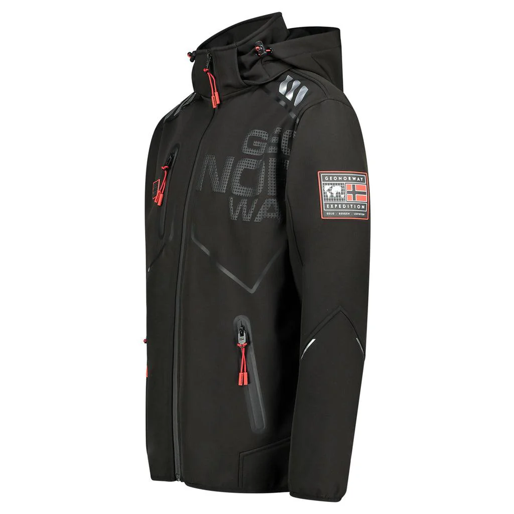 Chaqueta Softshell De Hombre Robin Negro - Image 3